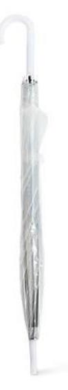 Your logo on PVC TRANSPARENT UMBRELLAS, your promotional gift solutions