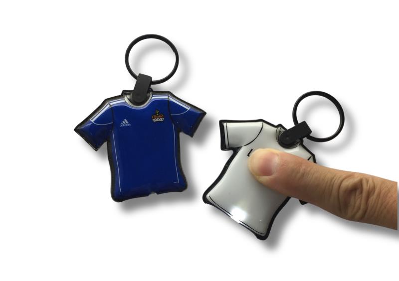 Custom logo: PVC WITH LED KEYRINGS, your one-stop gifting solutions